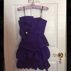 ROYAL PURPLE PROM DRESS